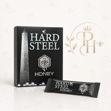 Hard Steel Honey Extra Strength Blend, 12 Count Premium Honey Pack