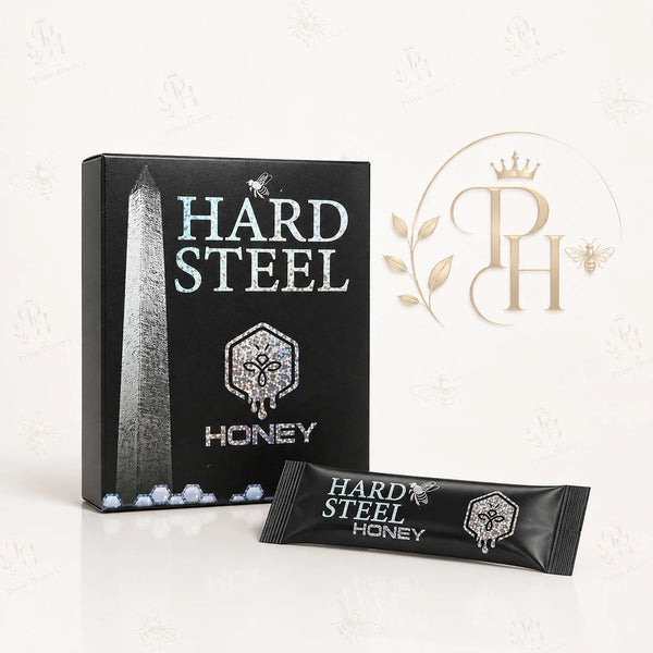 Hard Steel Honey Extra Strength Blend, 12 Count Premium Honey Pack