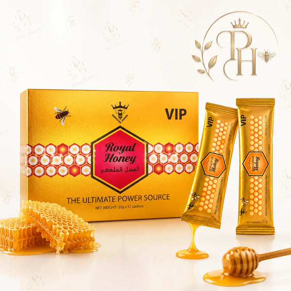 Royal Honey VIP 20g Sachets 12 Pack, Energy Honey