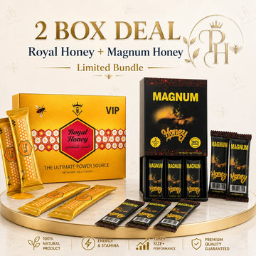 Royal Honey VIP & Magnum Honey Combo – 2 Box Premium Honey Bundle