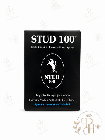 Stud 100 Delay Spray for Men – Lidocaine 9.6% Desensitizing Spray | Performance Support | 0.5 oz