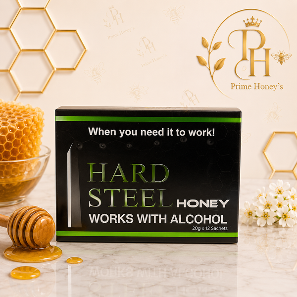 Hard Steel Honey Herbal Gel Sachets – Premium Honey Formula (12 Pack)