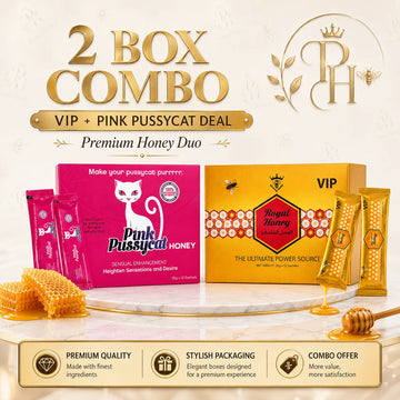 VIP Royal Honey & Pink Pussycat Honey Combo – 2 Box Premium Honey Bundle