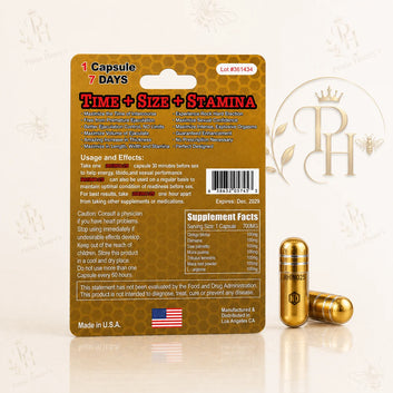 Rhino 25 Titanium 1000K+ Capsules – 2 Count Wellness Supplement