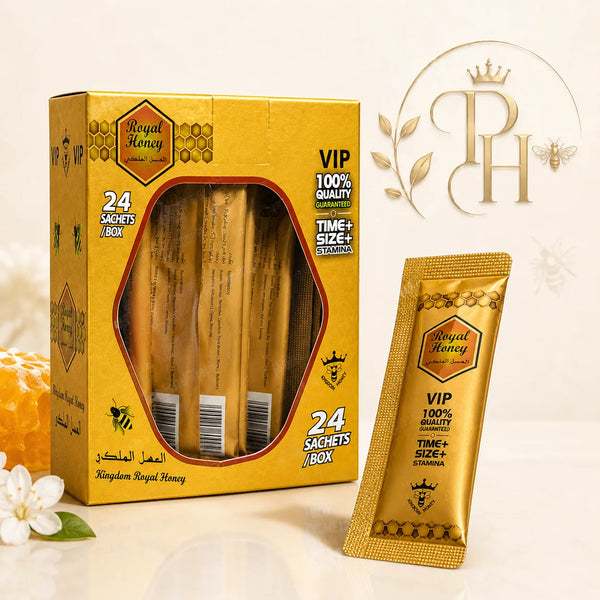 VIP Royal Honey Sachets – Natural Energy & Stamina Boost – 24 Pack USA