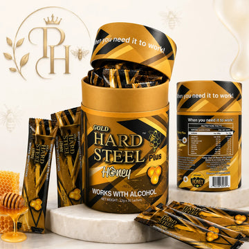 Gold Hard Steel Plus Honey Sachets 30 Count – Energy & Performance Support