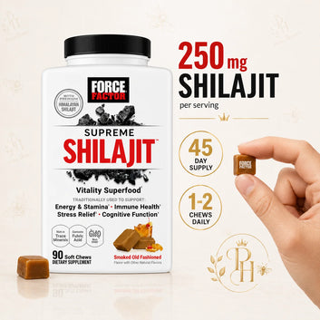 Force Factor Supreme Shilajit Soft Chews, 90 ct.