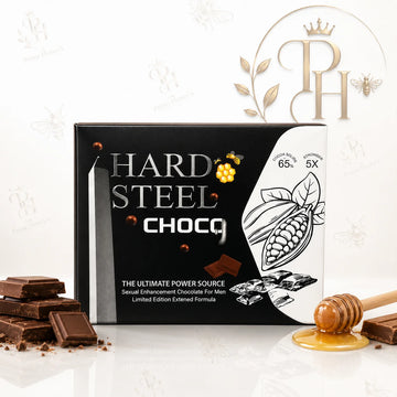 Hard Steel Choco for Men – Premium Royal Honey Chocolate, 65% Cocoa
