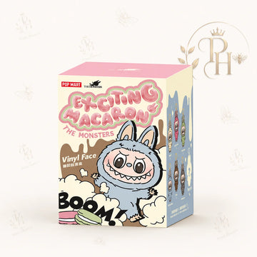 Labubu Exiting Macaron; Exclusive Pastel Art Toy Collectible