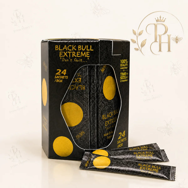 Black Bull Honey – Extra Strength Honey Formula, 24 Pack